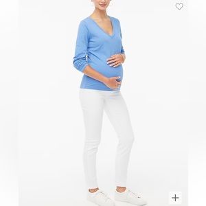 J‎ Crew white maternity jeans size 28